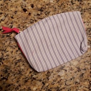 NEW light blue/gray make-up bag